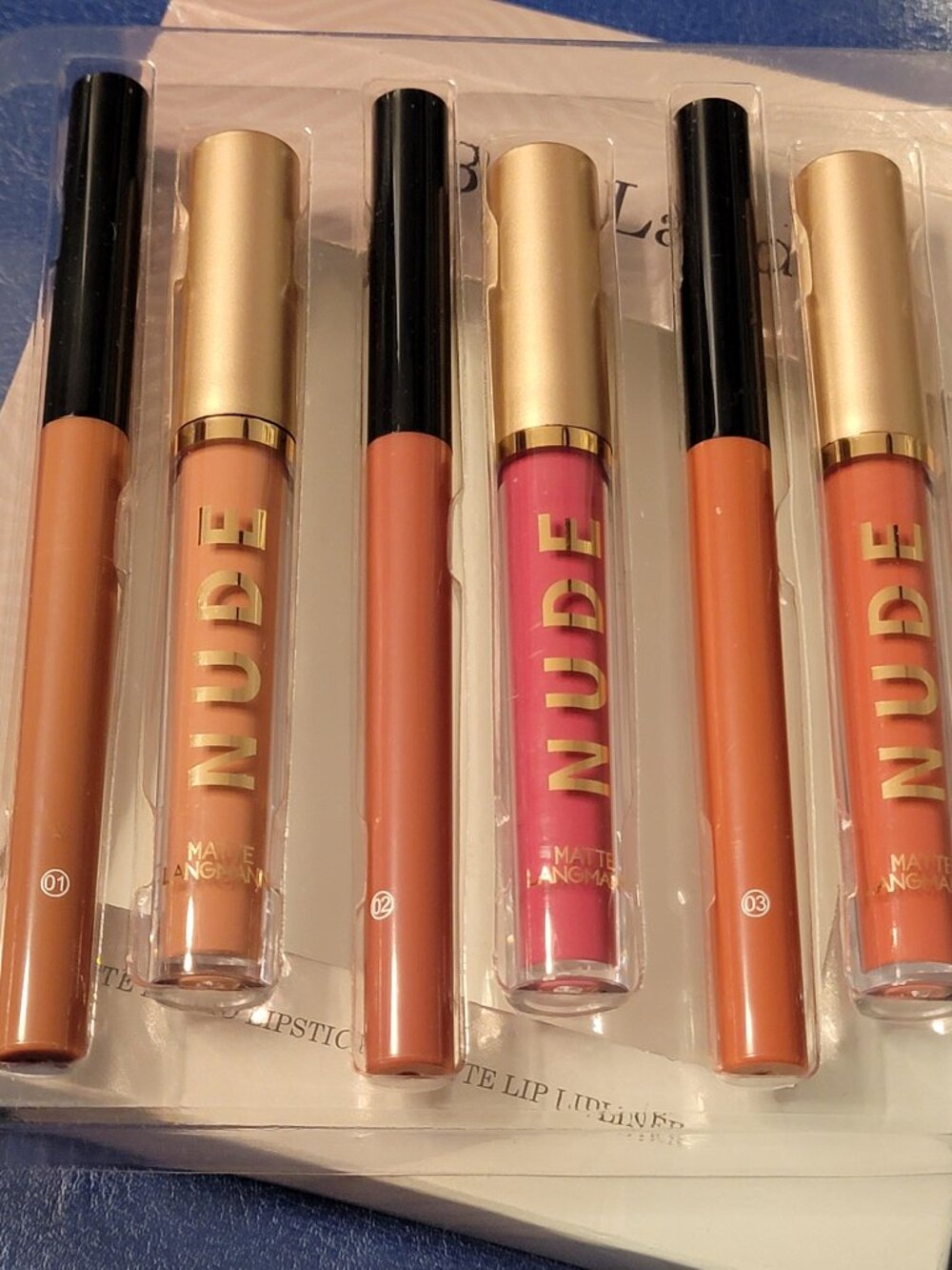 BestLand Set of Six Lip Liners and Lip Gloss New in Box